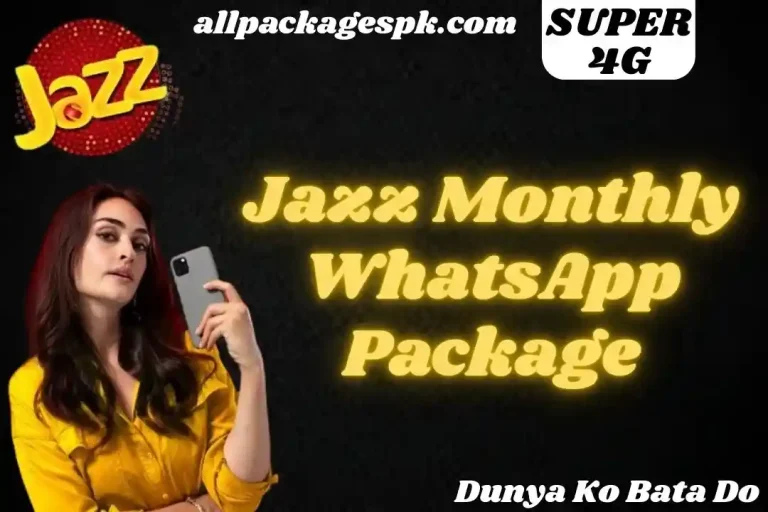 Jazz Monthly WhatsApp Package