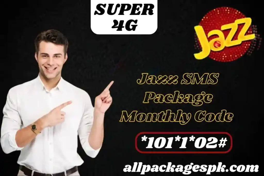 Jazz SMS Package Monthly: 10GB + 1000 SMS for Rs. 347 2 Jazz SMS Package Monthly Code