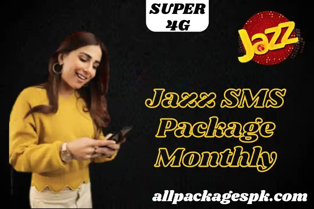 Jazz SMS Package Monthly