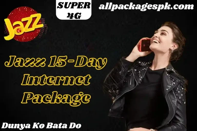 Jazz 15-Day Internet Package 2025