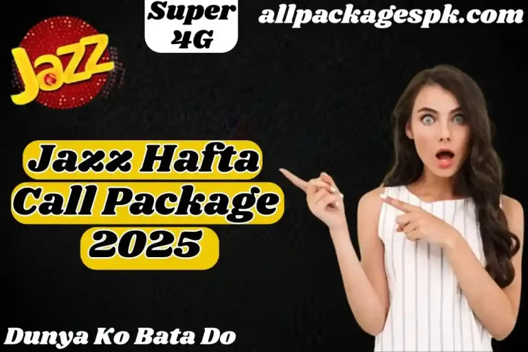 Jazz Hafta Call Package 2025