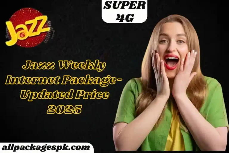 Jazz Weekly Internet Package- Updated Price 2025