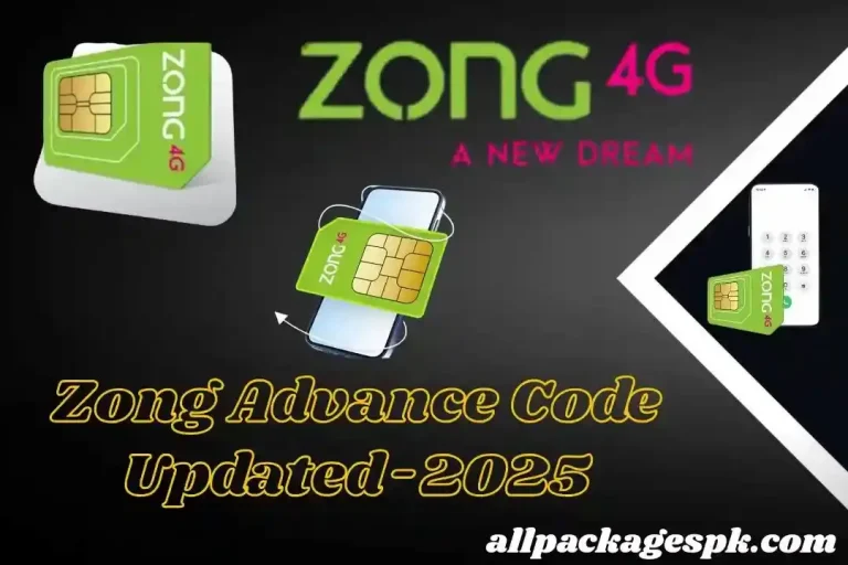 Zong Advance Balance Code