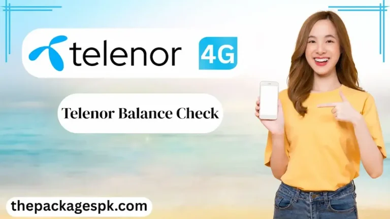 Telenor Balance Check Code