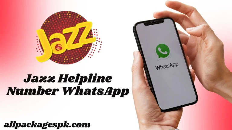 Jazz Helpline Number WhatsApp