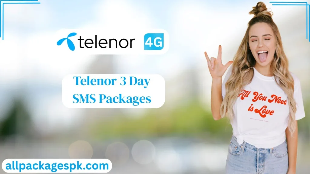 Telenor 3 day SMS Packages (1)