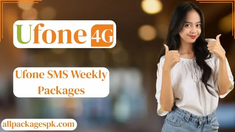 Ufone 7-Day SMS Packages