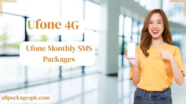 Ufone Monthly SMS Packages – Let’s Chat for 30 Days