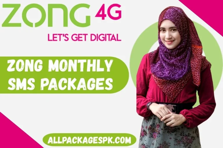 Zong Monthly SMS Packages