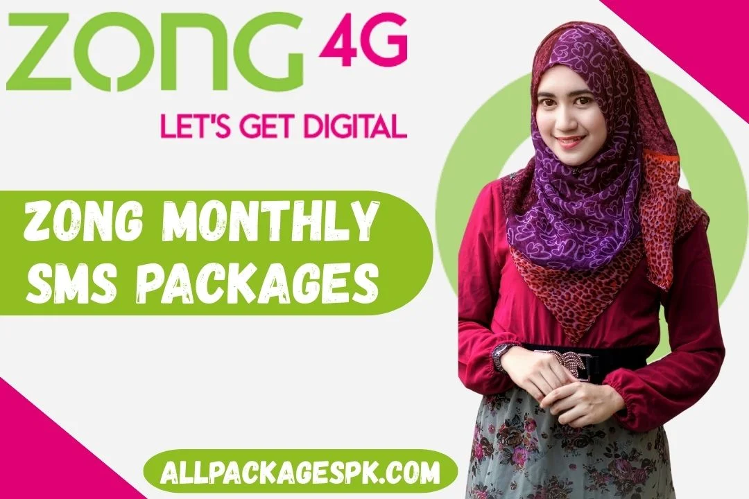 Zong Monthly SMS Packages