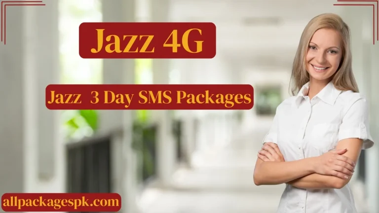Jazz SMS Package 3 Days 2025 | Price, Code & Details 2 jazz 3 day sms packages