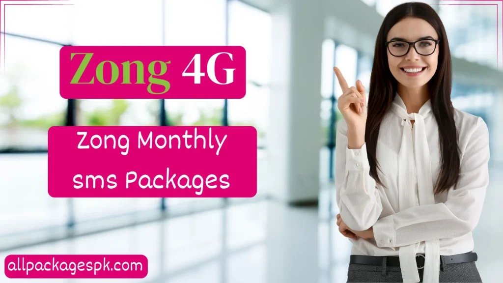 zong Monthly sms packages
